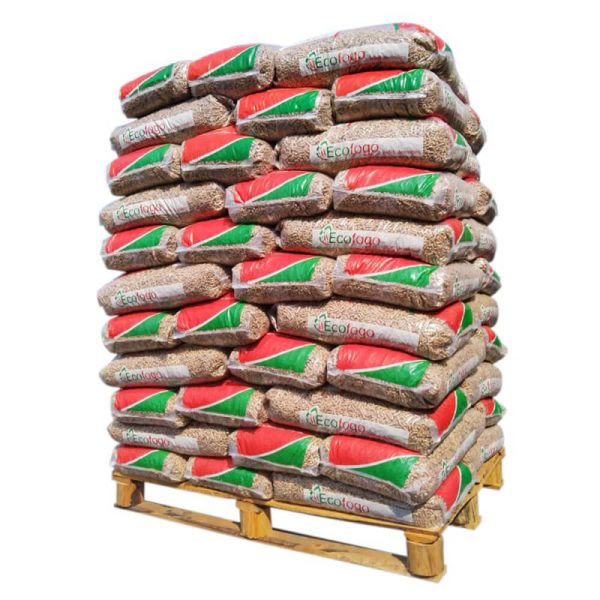 Ecofogo Pellet – Palete de 66 sacos de 15 kg – Lenha