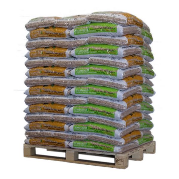 Starforest Pellet – Palete de 70 sacos de 15 kg – Lenha