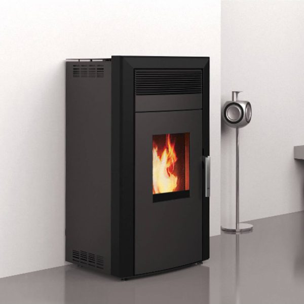 Pacote de fogão a pellets Hydro Baracuda Commo + tubos de escape Poujoulat 15kW – Lenha